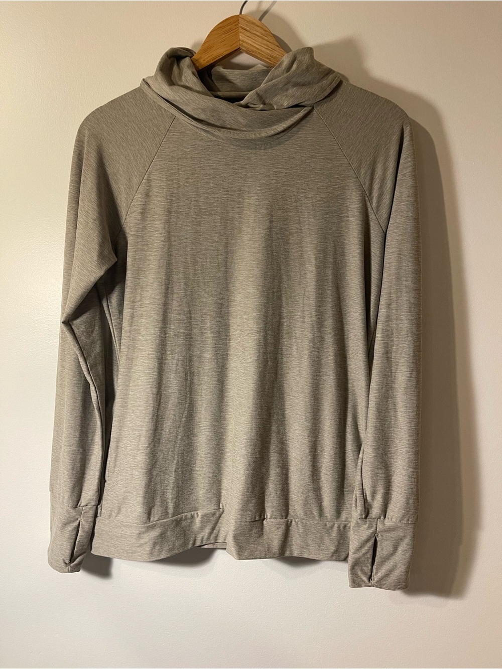 Kyodan Freedom Trail Gray Heather Cowl Neck Pullover Sweatshirt M